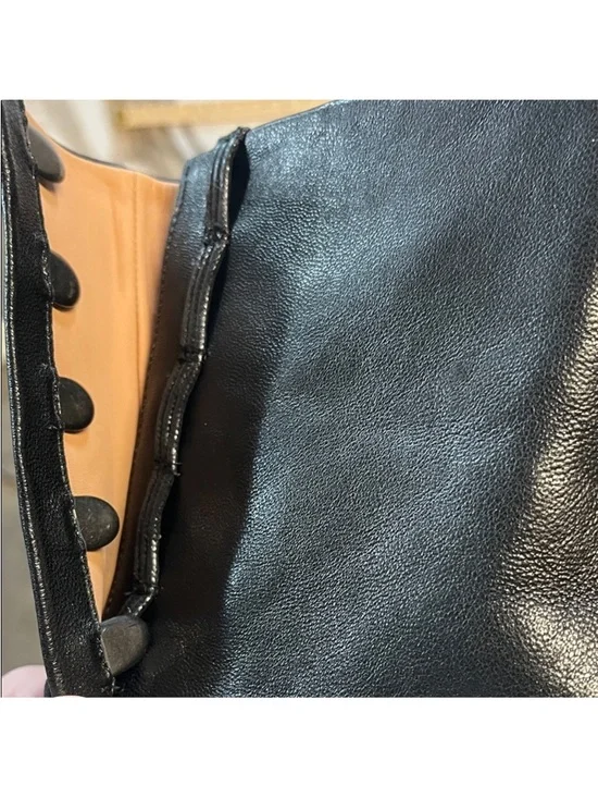 Maison Martin Margiela Tabis boot Black Split-Toe Leather Ankle Boots size 8 - Picture 6 of 7